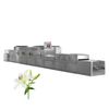6Kw Air Cooled Industrial Tunnel Type Lily Flower Microwave Dryer For Factory