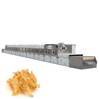 30Kw Air Cooled Industrial Tunnel Type Fish Maw Microwave Roasting Machine For Family Workshop