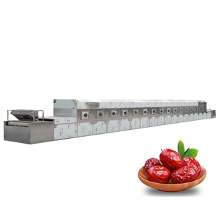 30Kw Water Cooled Industrial Belt Type Red Dates Microwave Sterilizer Equipment For Factory