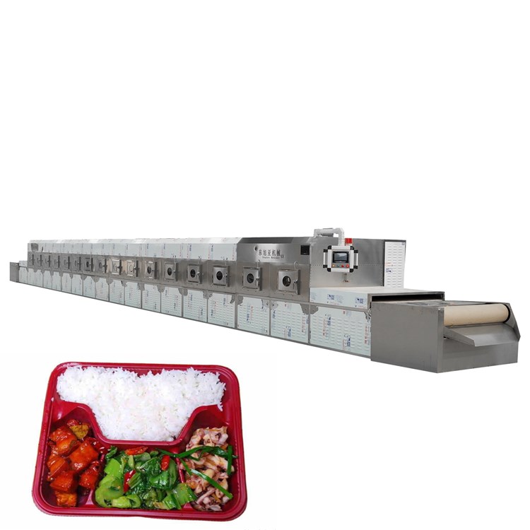 Provide 20kw box lunch microwave rapid heating equipment for Fushun city catering enterprises